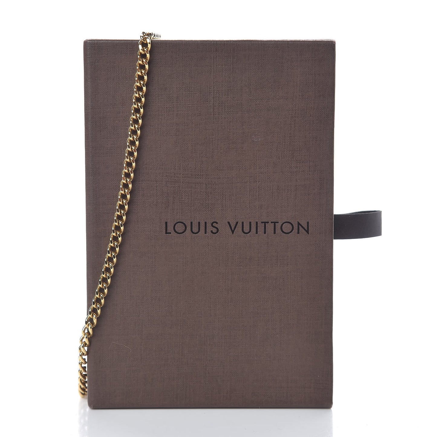 Metal Pochette Extender Key Ring Chain Gold