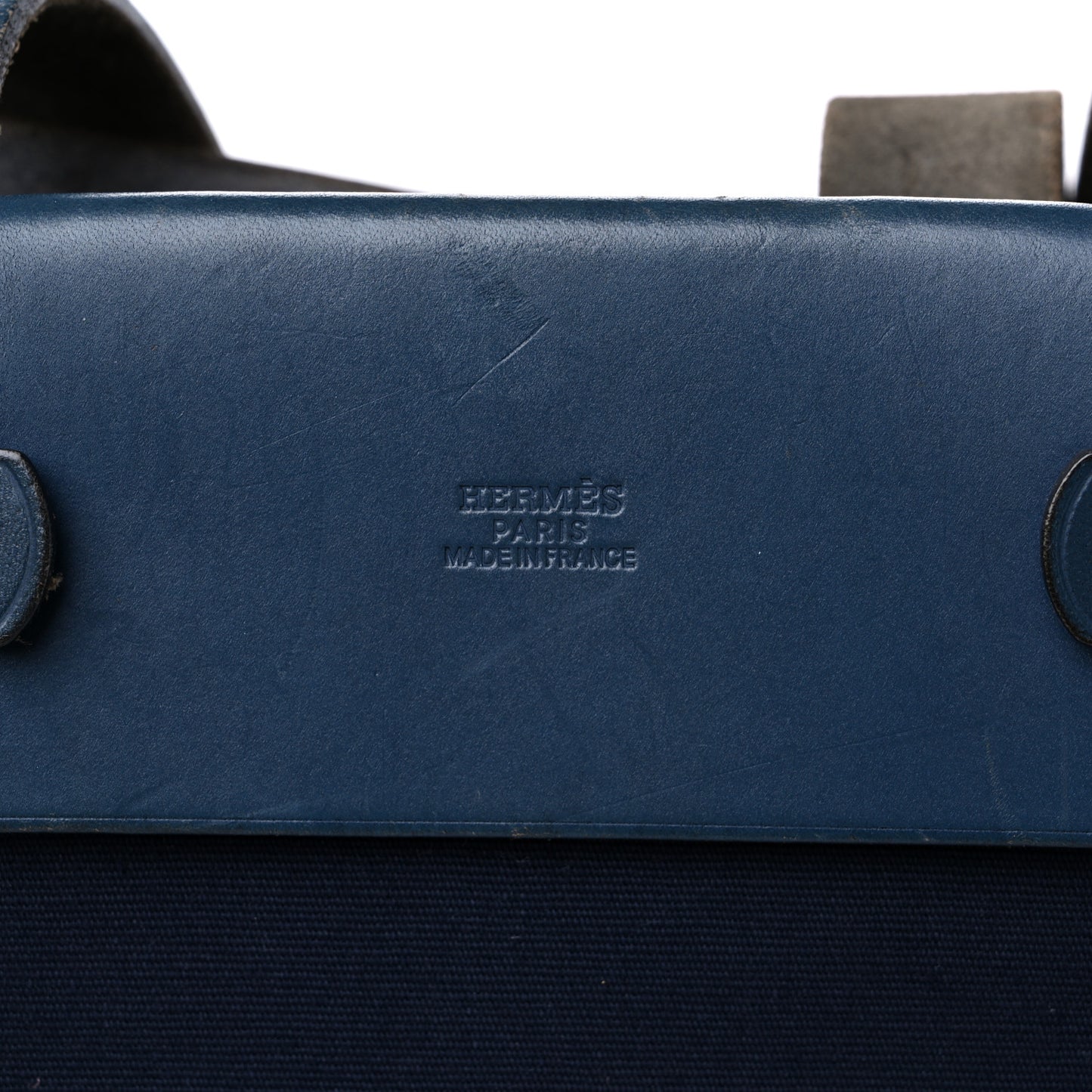 Toile Vache Hunter Herbag Cabas MM Bleu Marine