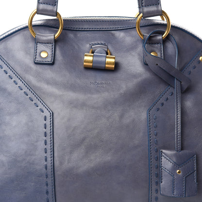 Saint Laurent Calfskin Large Muse Blue 10 of 10