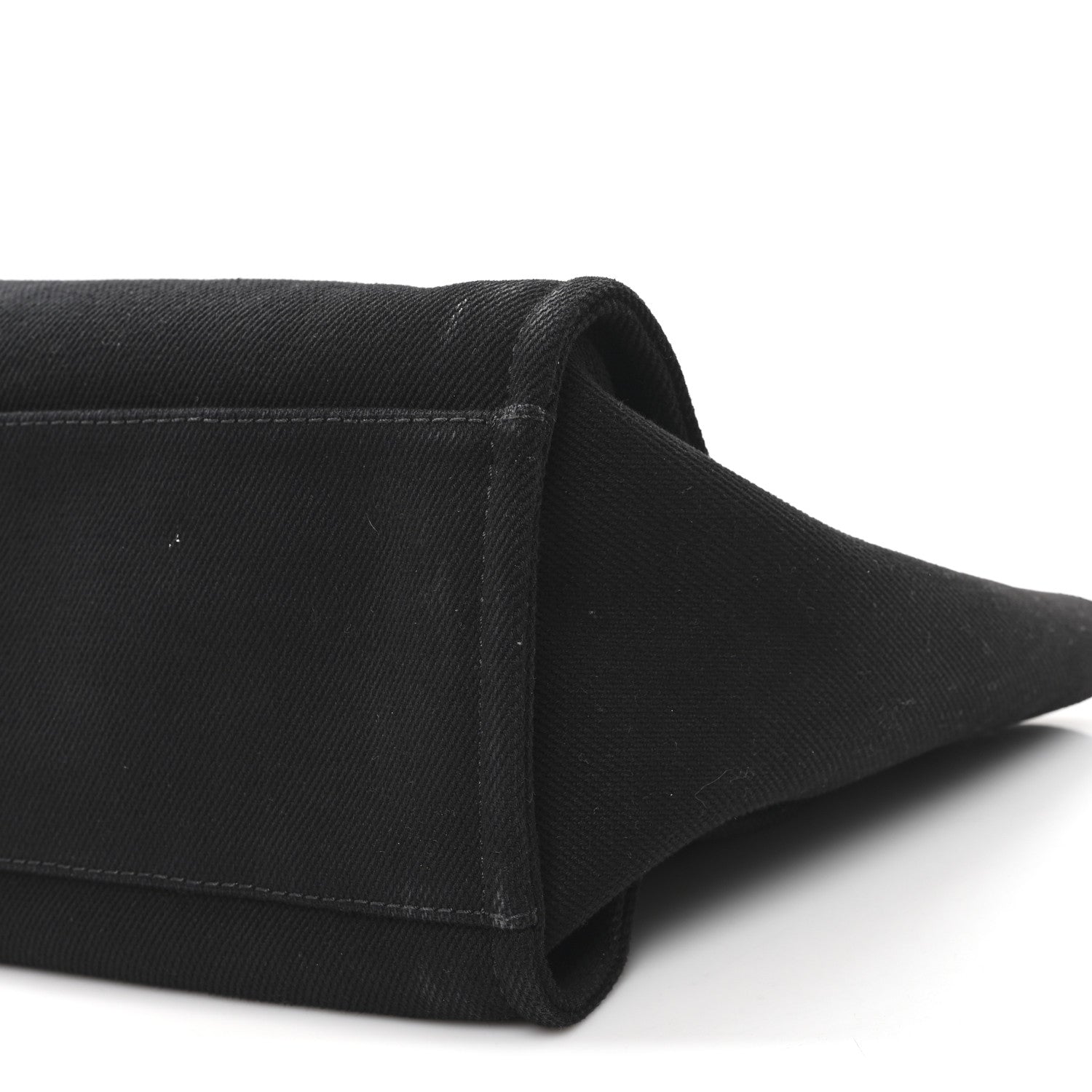 Chanel Canvas Pearl Medium Deauville Tote Black 9 of 10