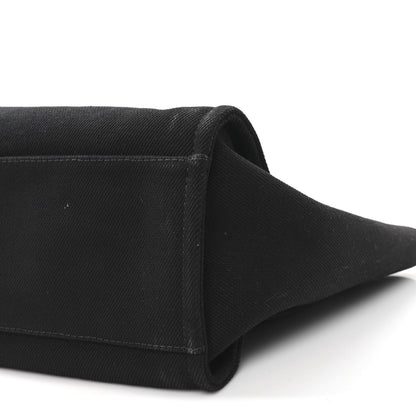 Chanel Canvas Pearl Medium Deauville Tote Black 9 of 10