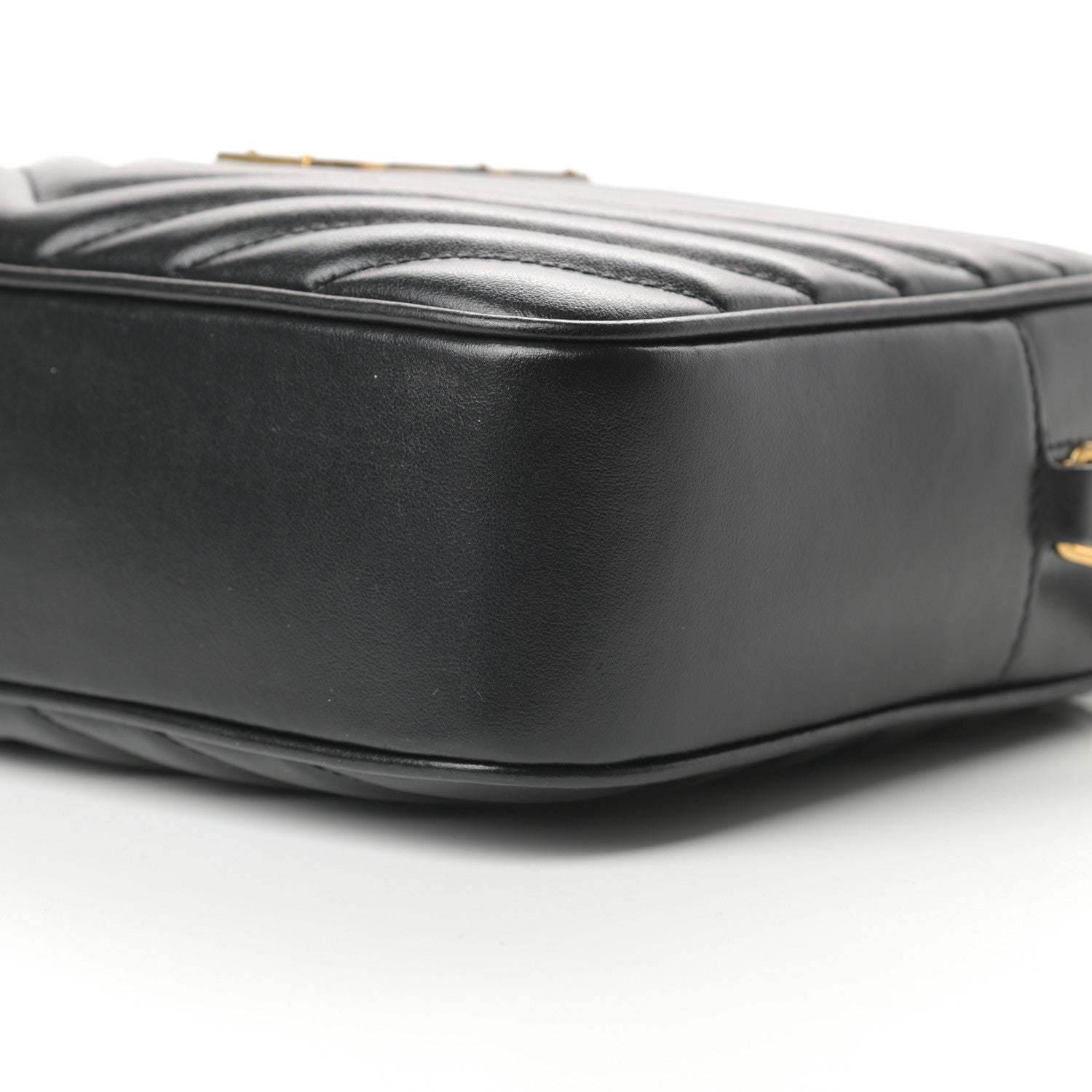 Saint Laurent Calfskin Matelasse Monogram Lou Camera Bag Black 9 of 9