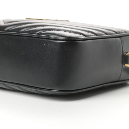 Saint Laurent Calfskin Matelasse Monogram Lou Camera Bag Black 9 of 9