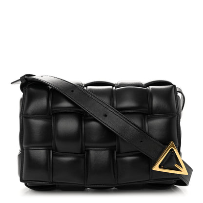 Bottega Veneta Nappa Maxi Intreccio Padded Cassette Crossbody Bag Black 1 of 9