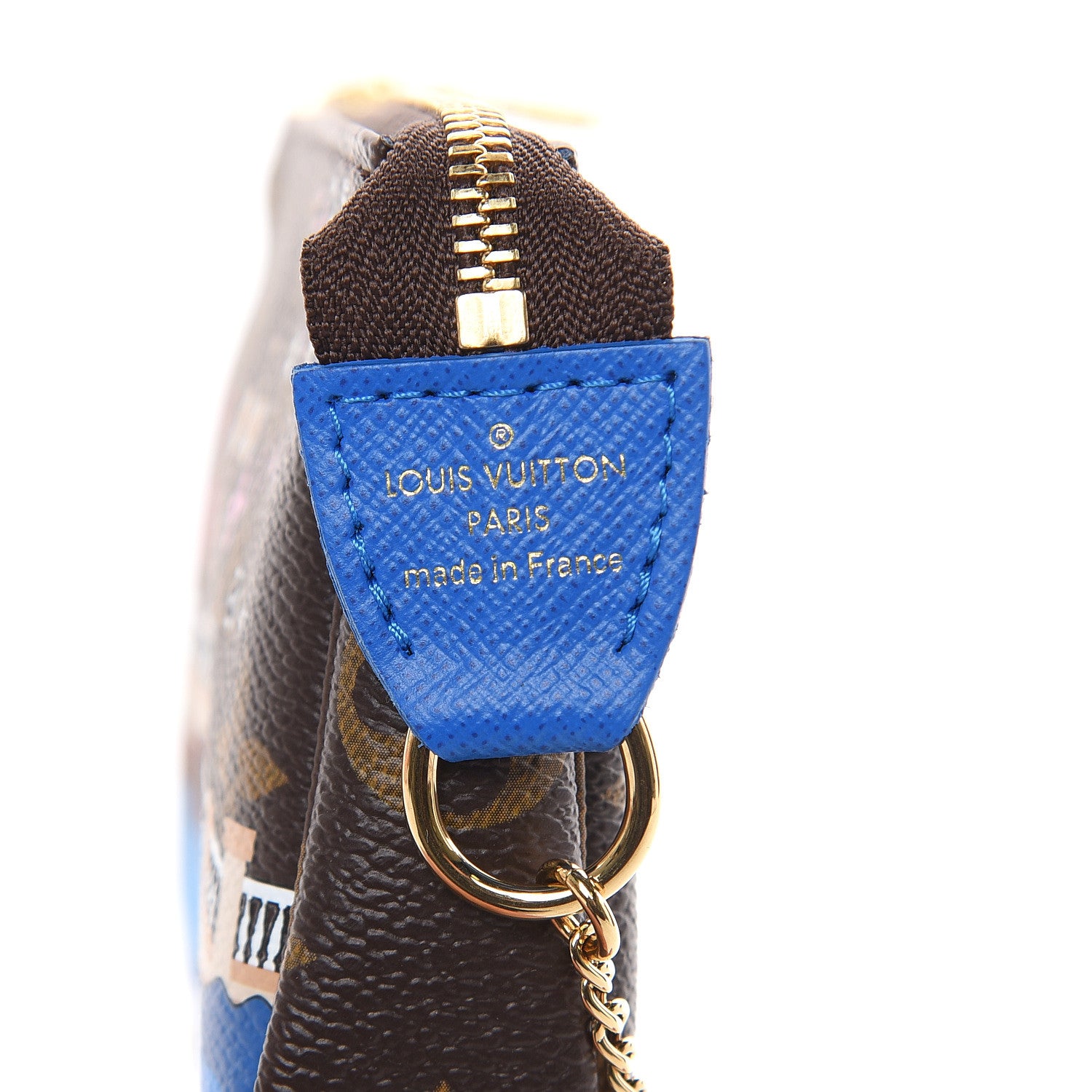 Louis Vuitton Monogram 2019 Christmas Animation Mini Venice Pochette Accessories Blue 7 of 8