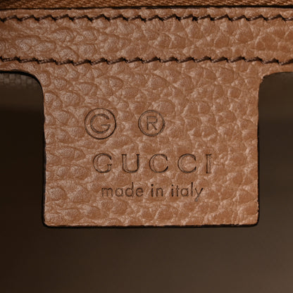 Gucci Dollar Calfskin Large Soho Top Handle Satchel Camelia 6 of 10