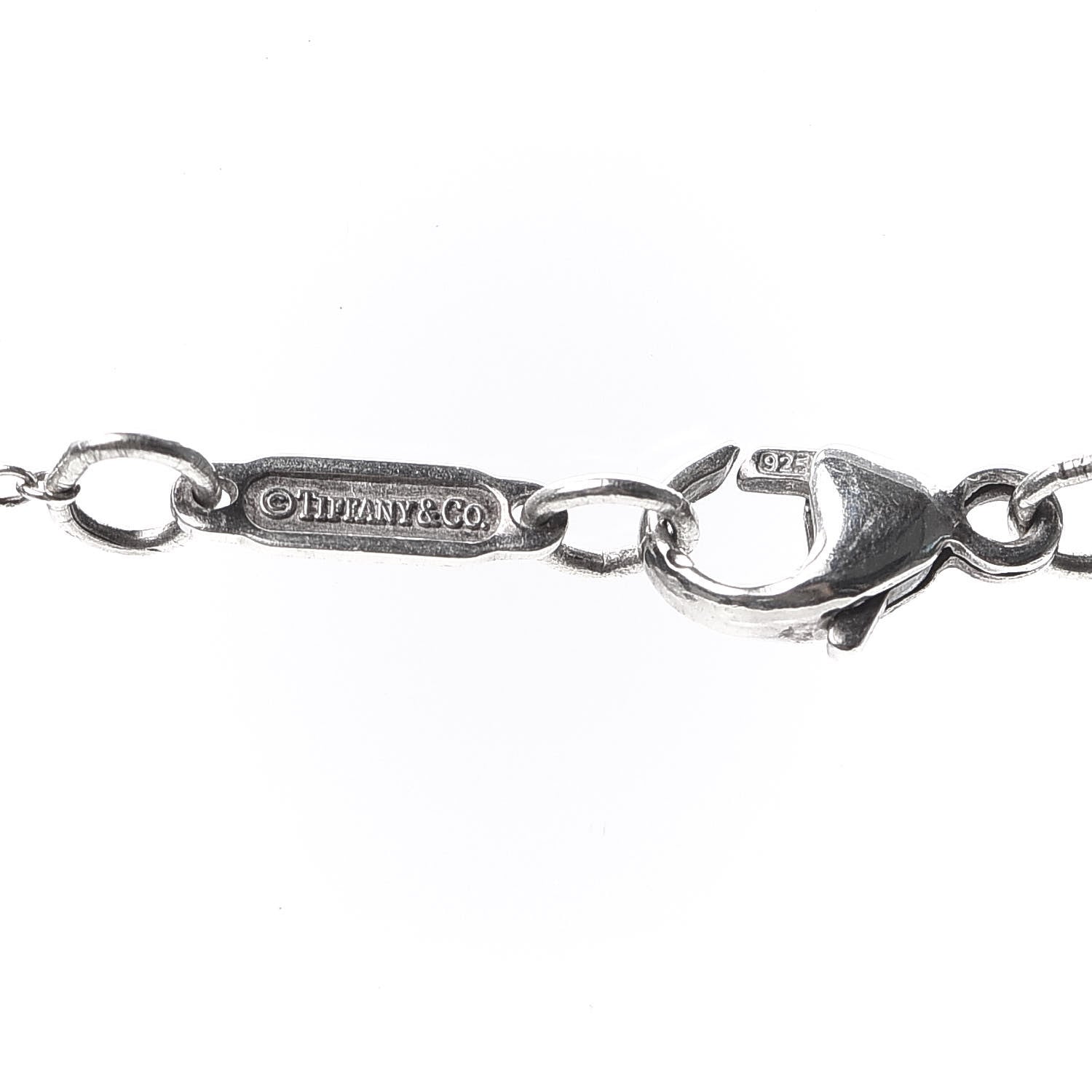 Tiffany Sterling Silver Return to Heart Lock Pendant Necklace 4 of 5