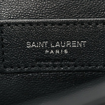 Saint Laurent Lambskin Quilted Kate Clutch Black 7 of 9