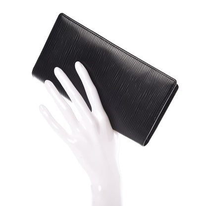 Louis Vuitton Epi Brazza Wallet Black 2 of 8