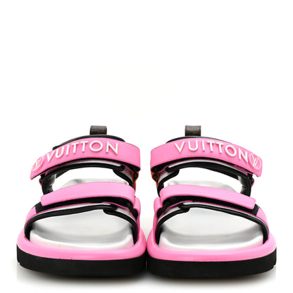 Louis Vuitton Calfskin Pool Pillow Flat Comfort Sandals 39 Rose Pop Pink 3 of 10