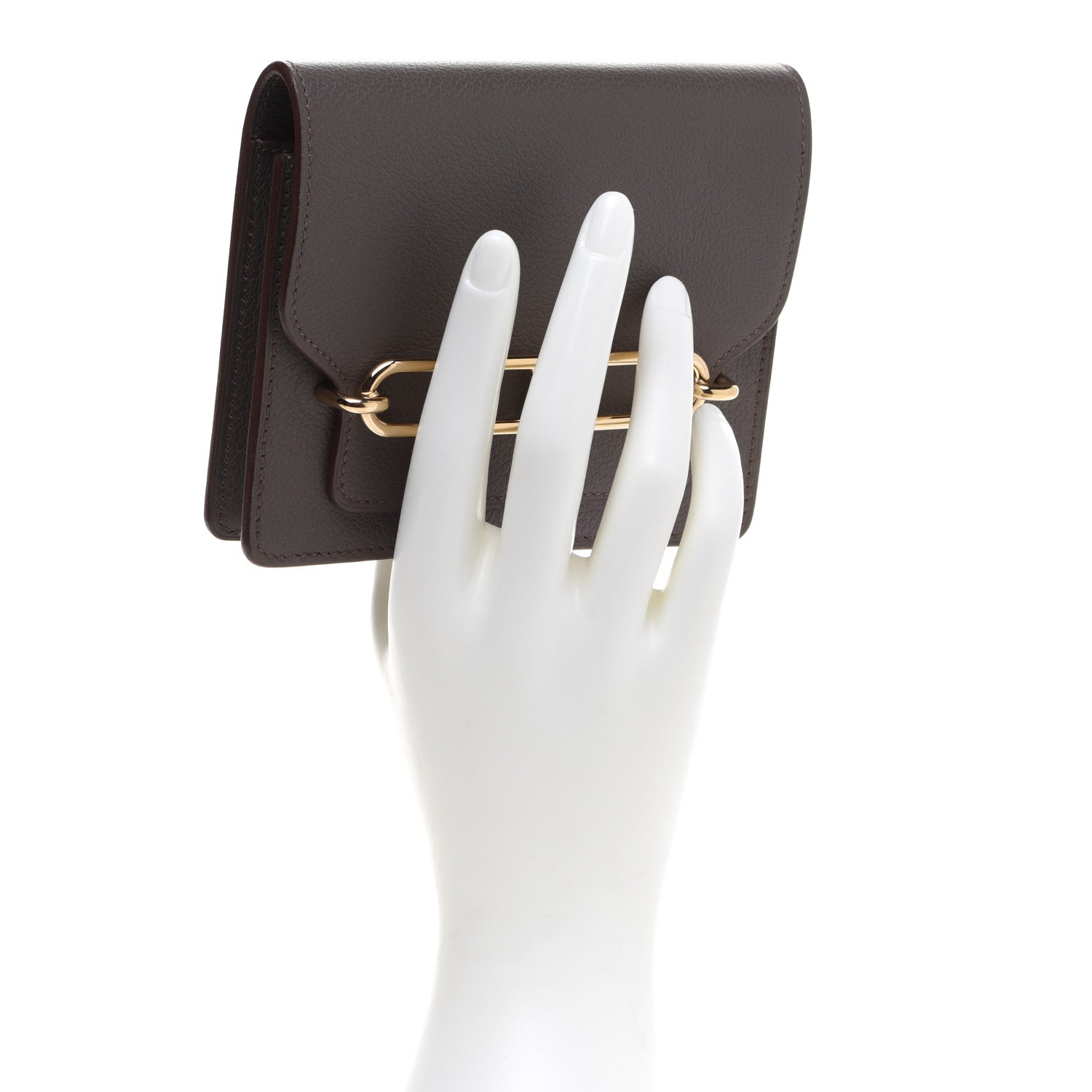 Hermes Evercolor Roulis Slim Wallet Etain 2 of 11