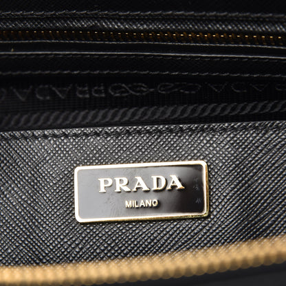 Prada Saffiano Medium Galleria Double Zip Tote Black 7 of 11