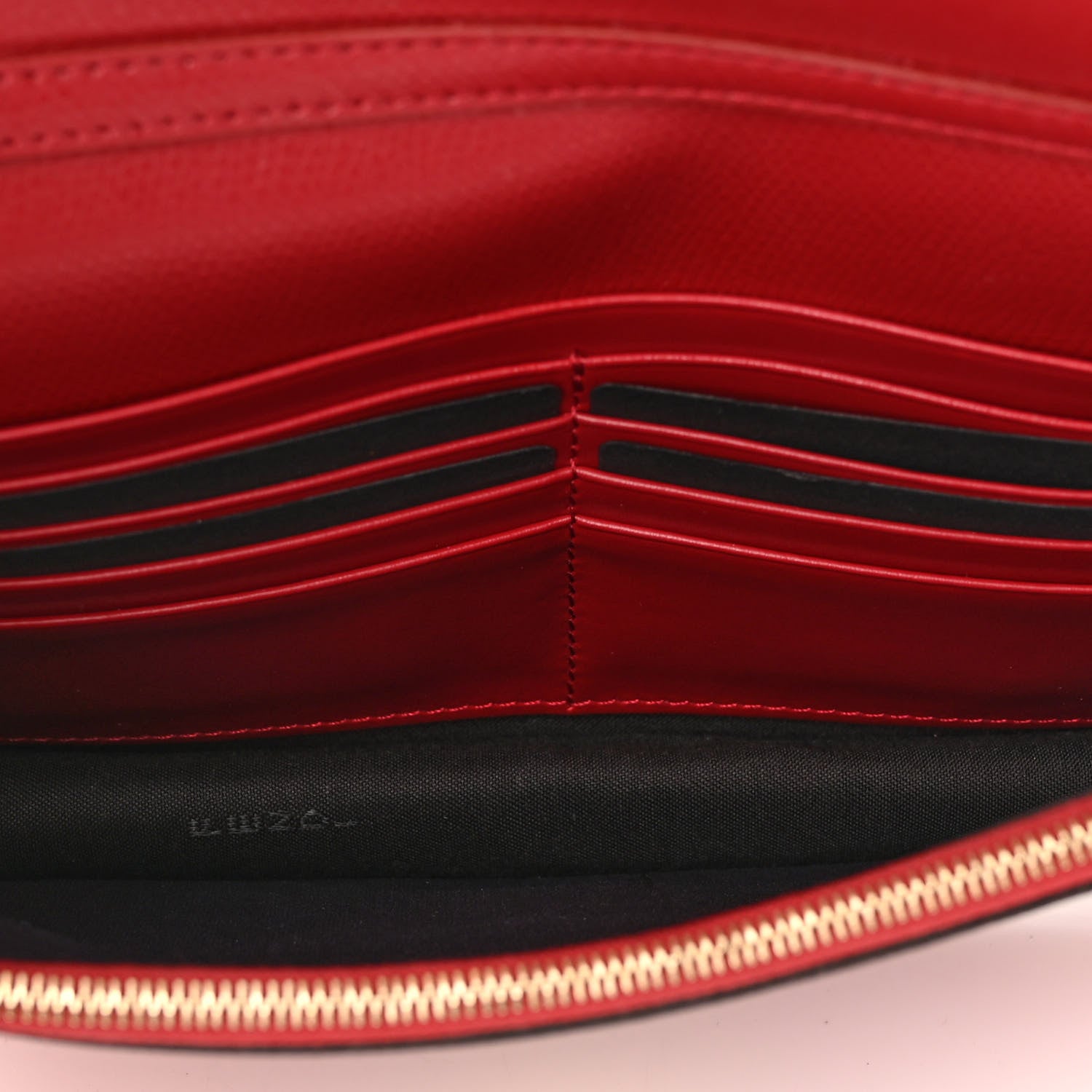 Fendi Vitello Cruise F is Fendi FF 1974 Embossed Medium Envelope Wallet On Chain Fragola Maya Black 5 of 8