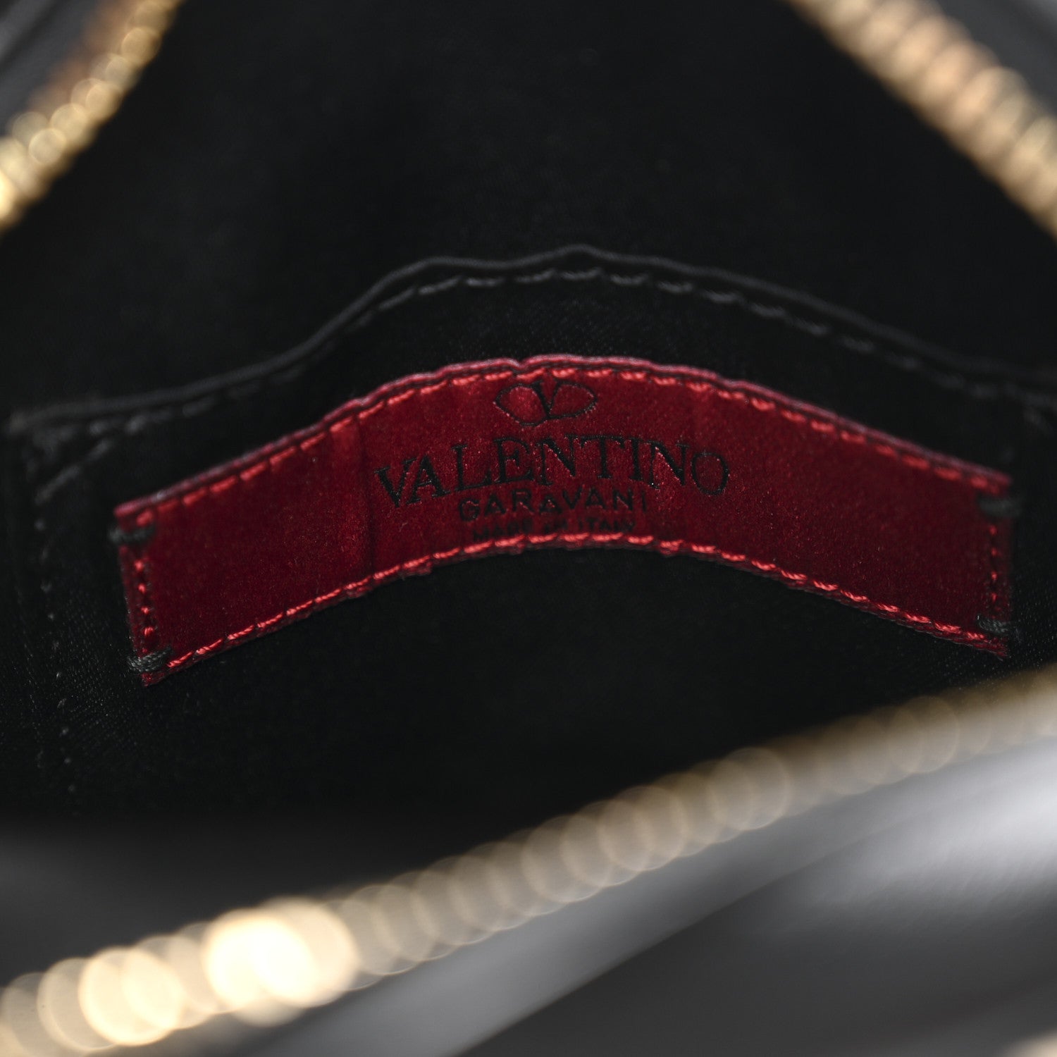 Valentino Garavani Calfskin Rockstud Crossbody Black 7 of 10