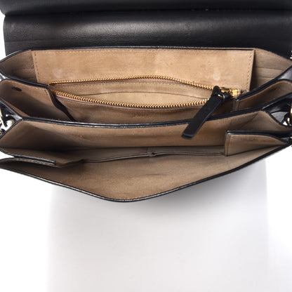 Chloe Suede Calfskin Medium Faye Shoulder Bag Black 5 of 14