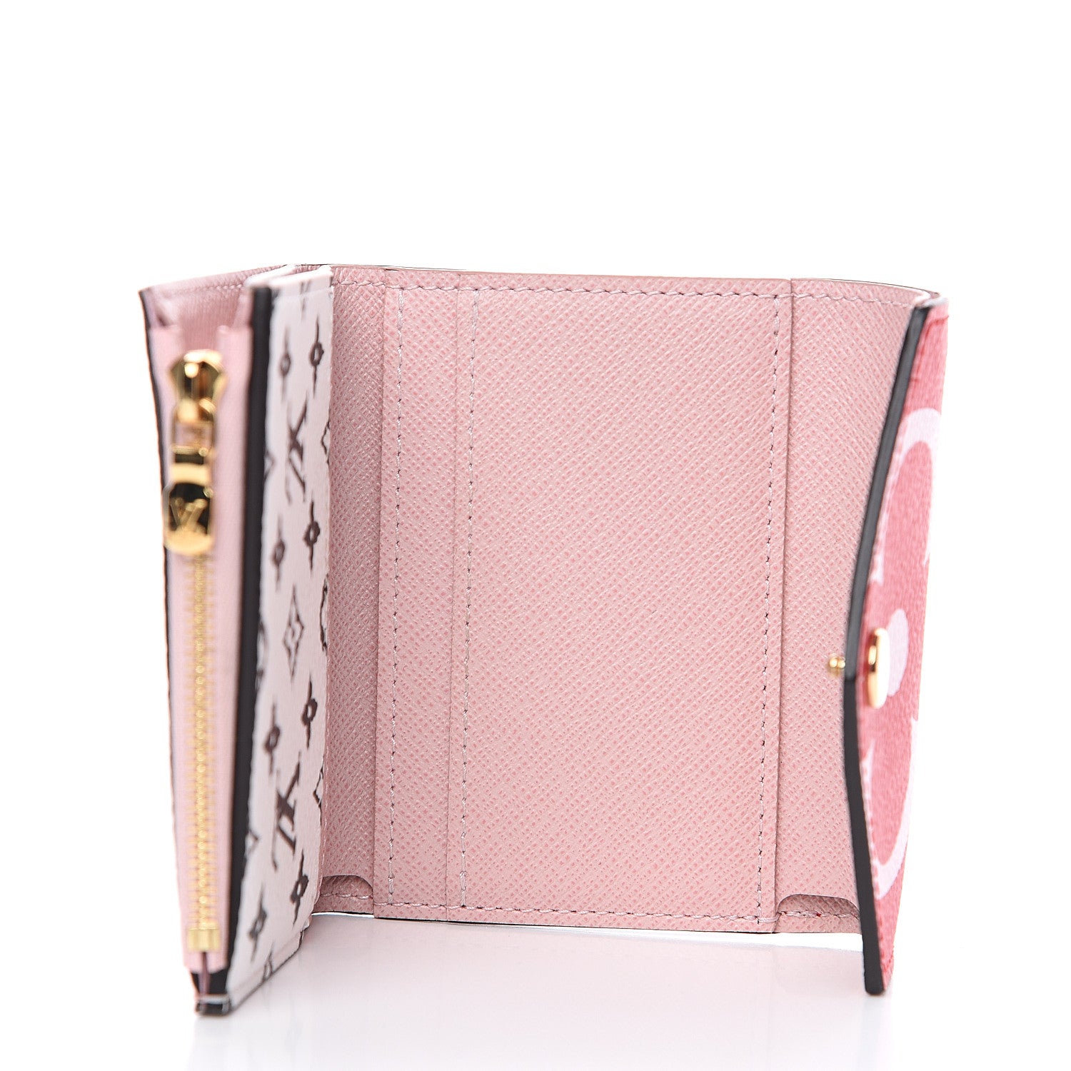 Louis Vuitton Monogram Giant Zoe Wallet Rouge Rose 4 of 5