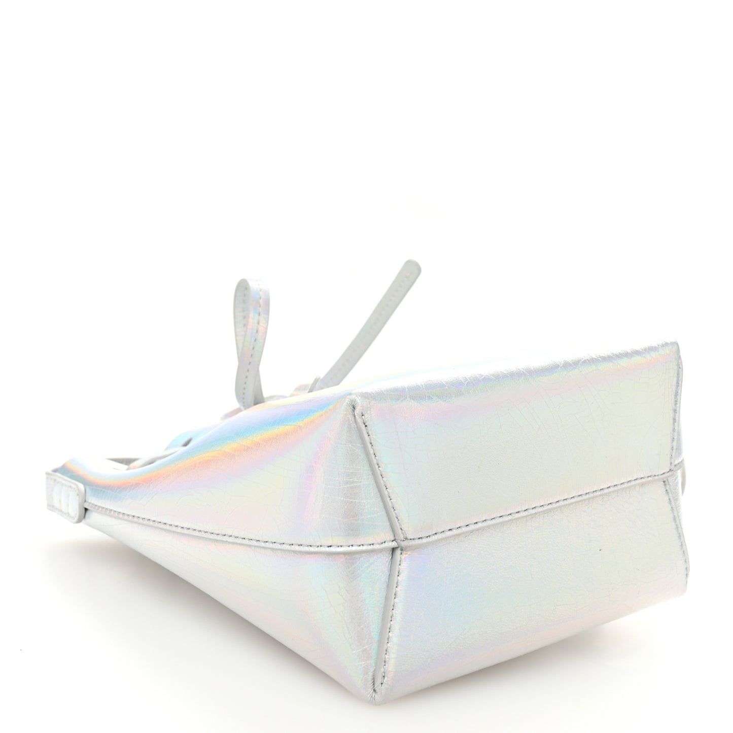 Iridescent Calfskin Mini Mini Bucket Bag Iride