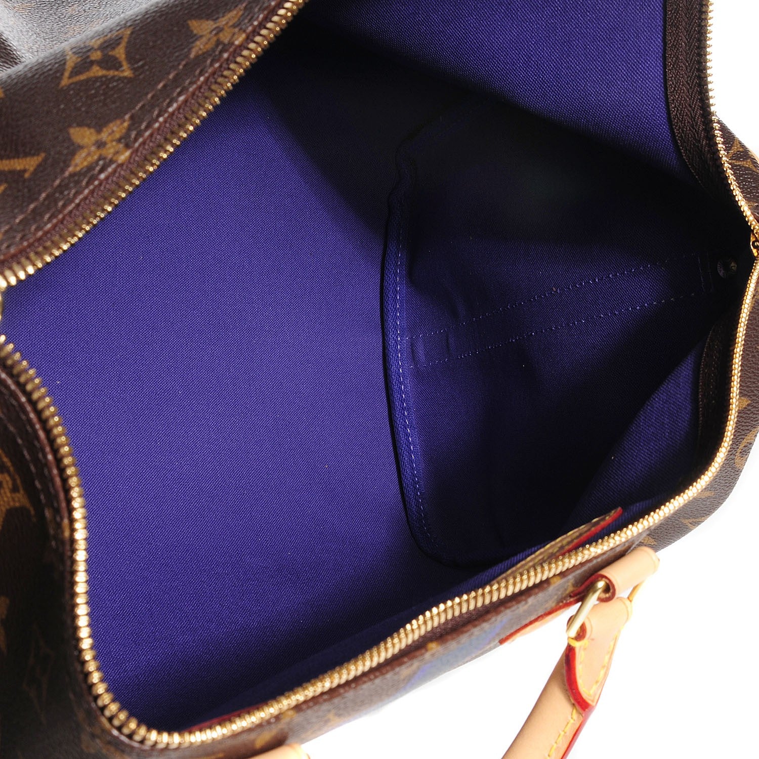 Louis Vuitton Monogram My LV Heritage Speedy Bandouliere 40 Violet Blue Marine 5 of 7