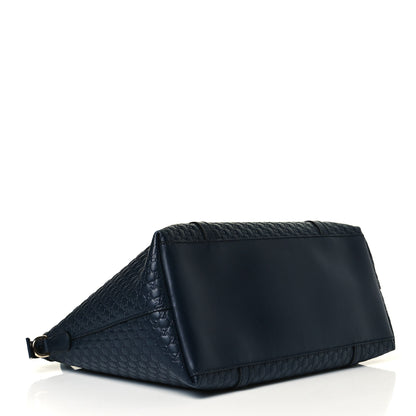 Gucci Soft Microguccissima Dome Satchel Navy 4 of 8