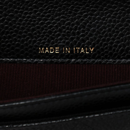 Chanel Caviar Quilted Flap Card Holder Black 7 of 12