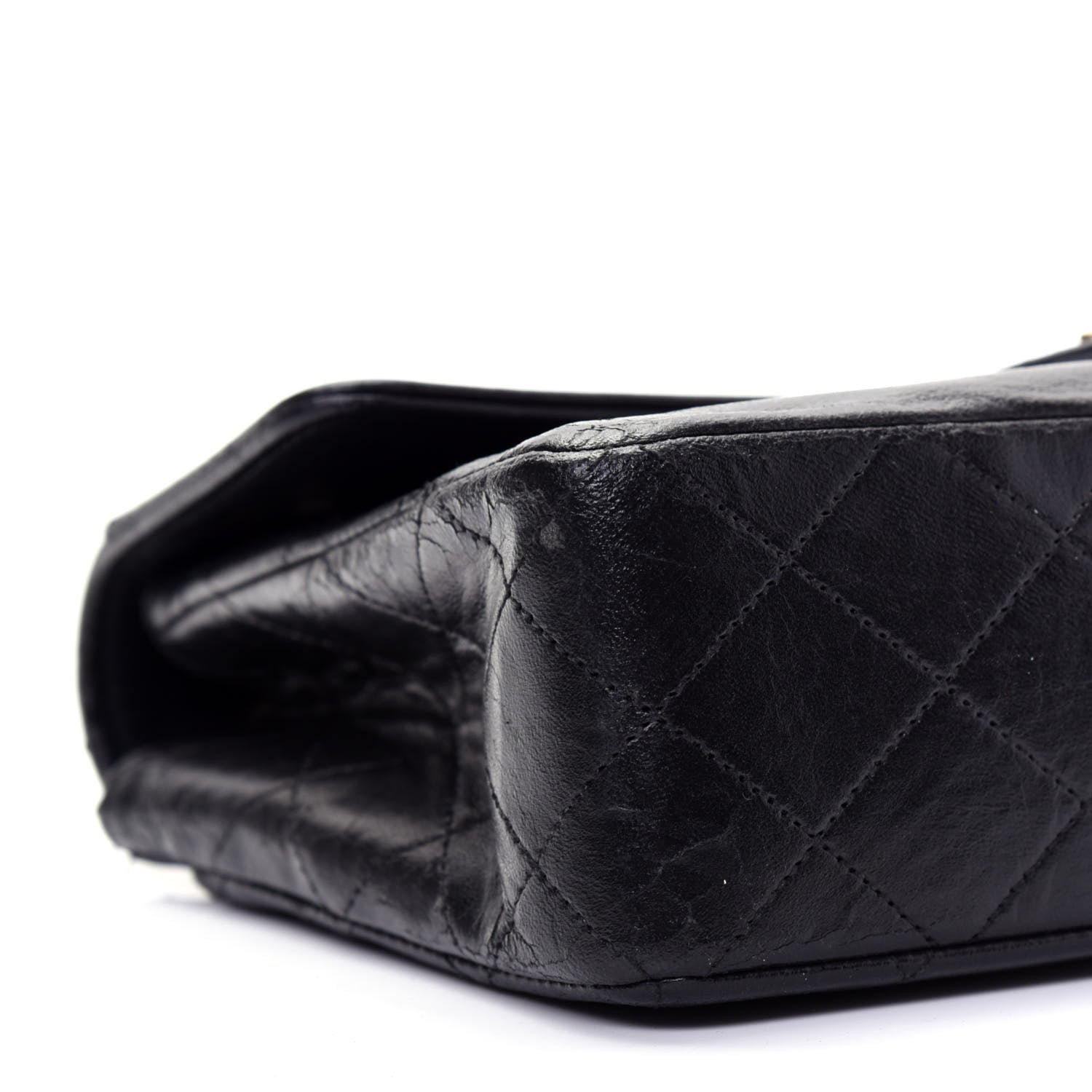 Chanel Lambskin Quilted Medium Single Flap Black 6 of 24