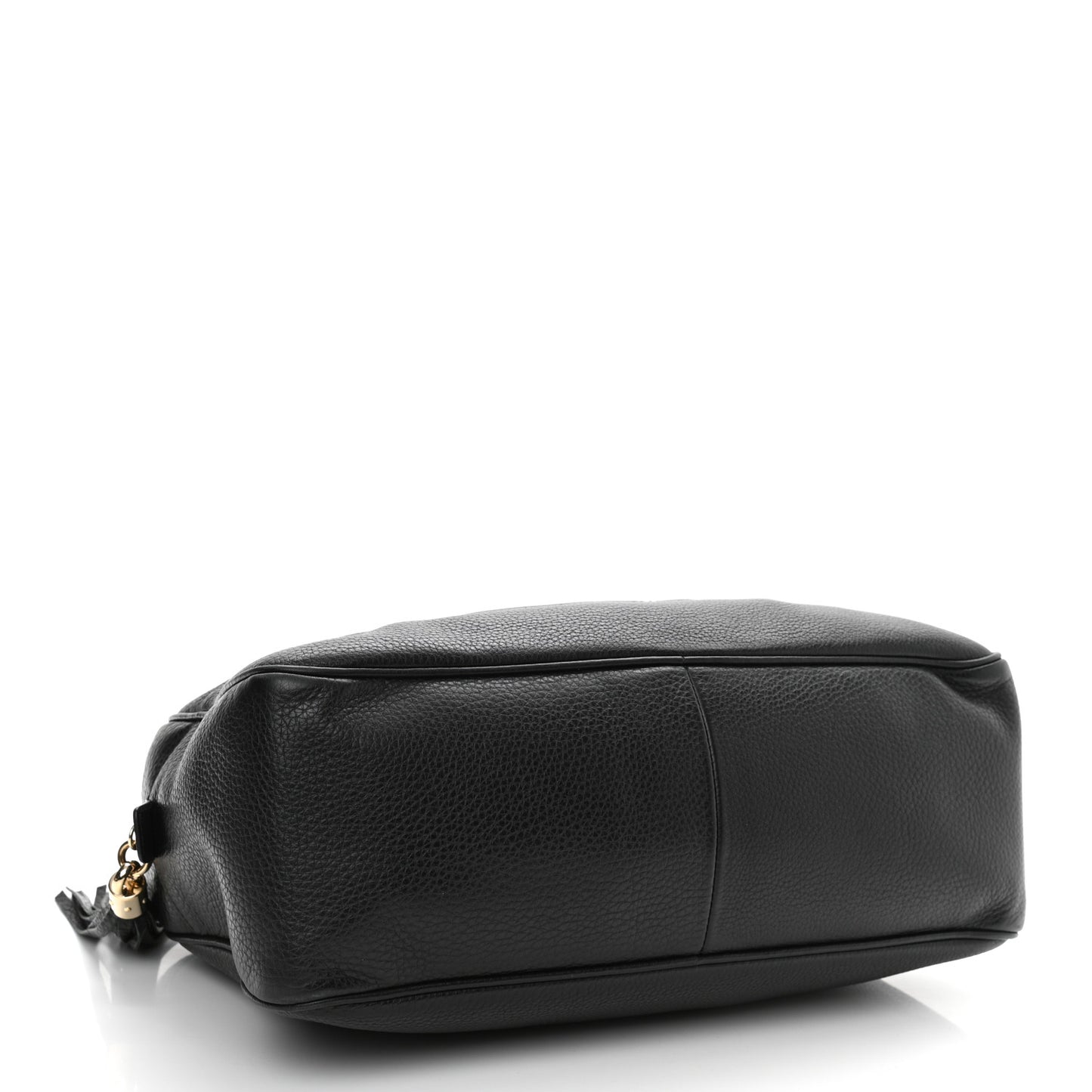 Pebbled Calfskin Medium Soho Bowler Black