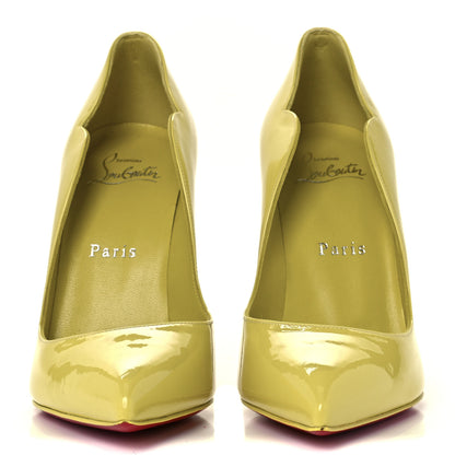 Christian Louboutin Patent Hot Chick 100 Pumps 36.5 Citrus 3 of 11