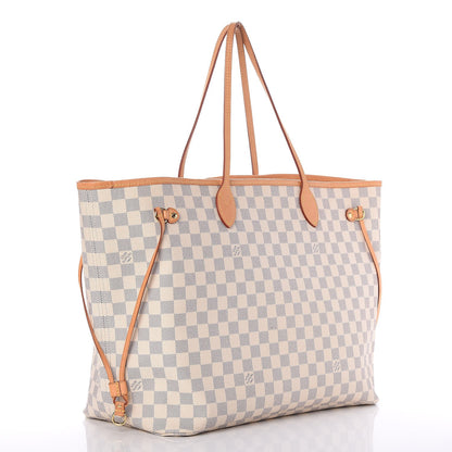 Louis Vuitton Damier Azur Neo Neverfull GM Rose Ballerine 3 of 8