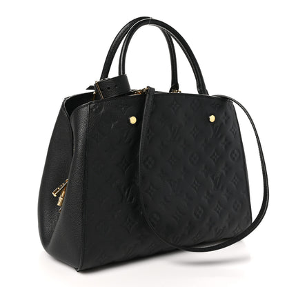 Louis Vuitton Empreinte Montaigne MM Black 3 of 10