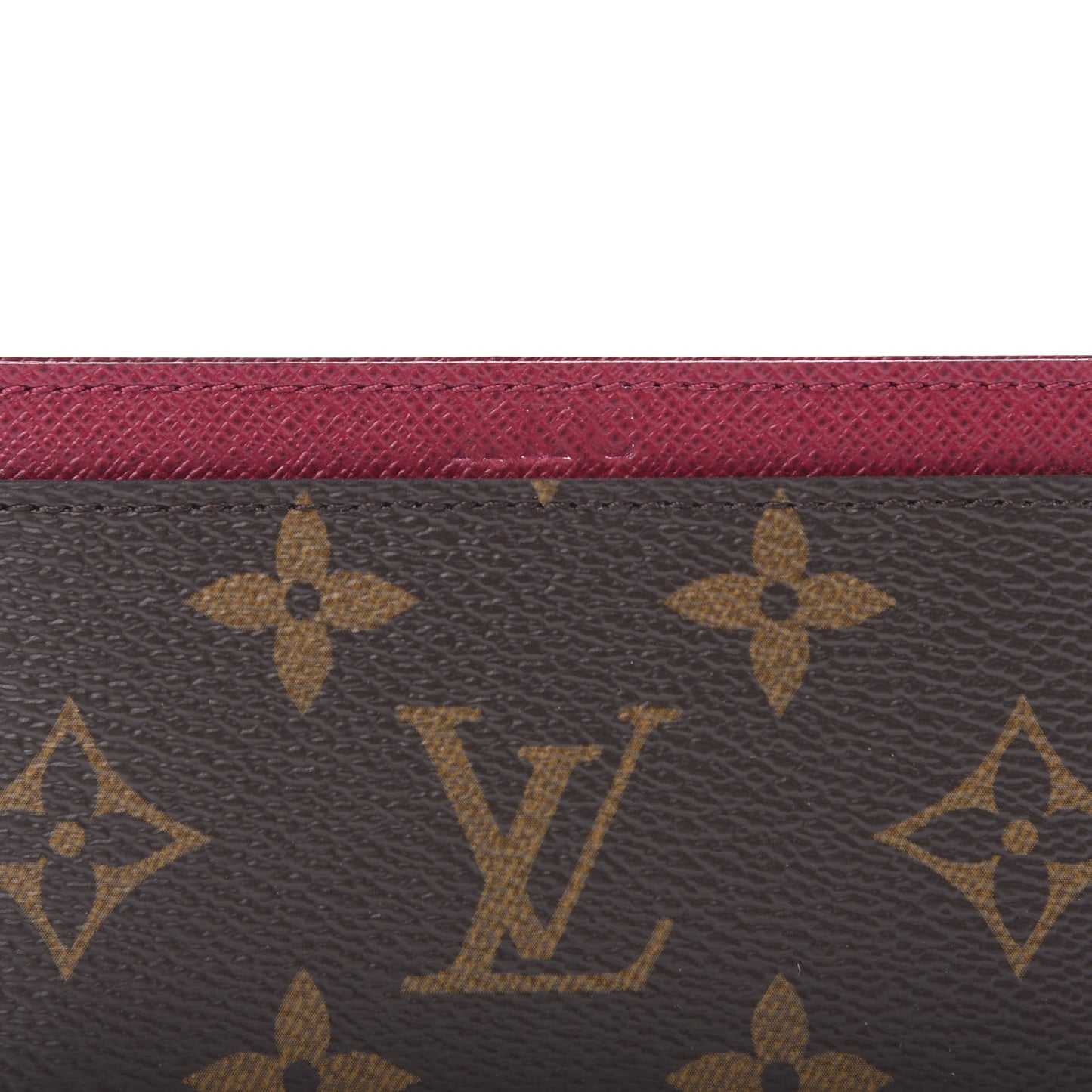 Monogram Card Holder Fuchsia