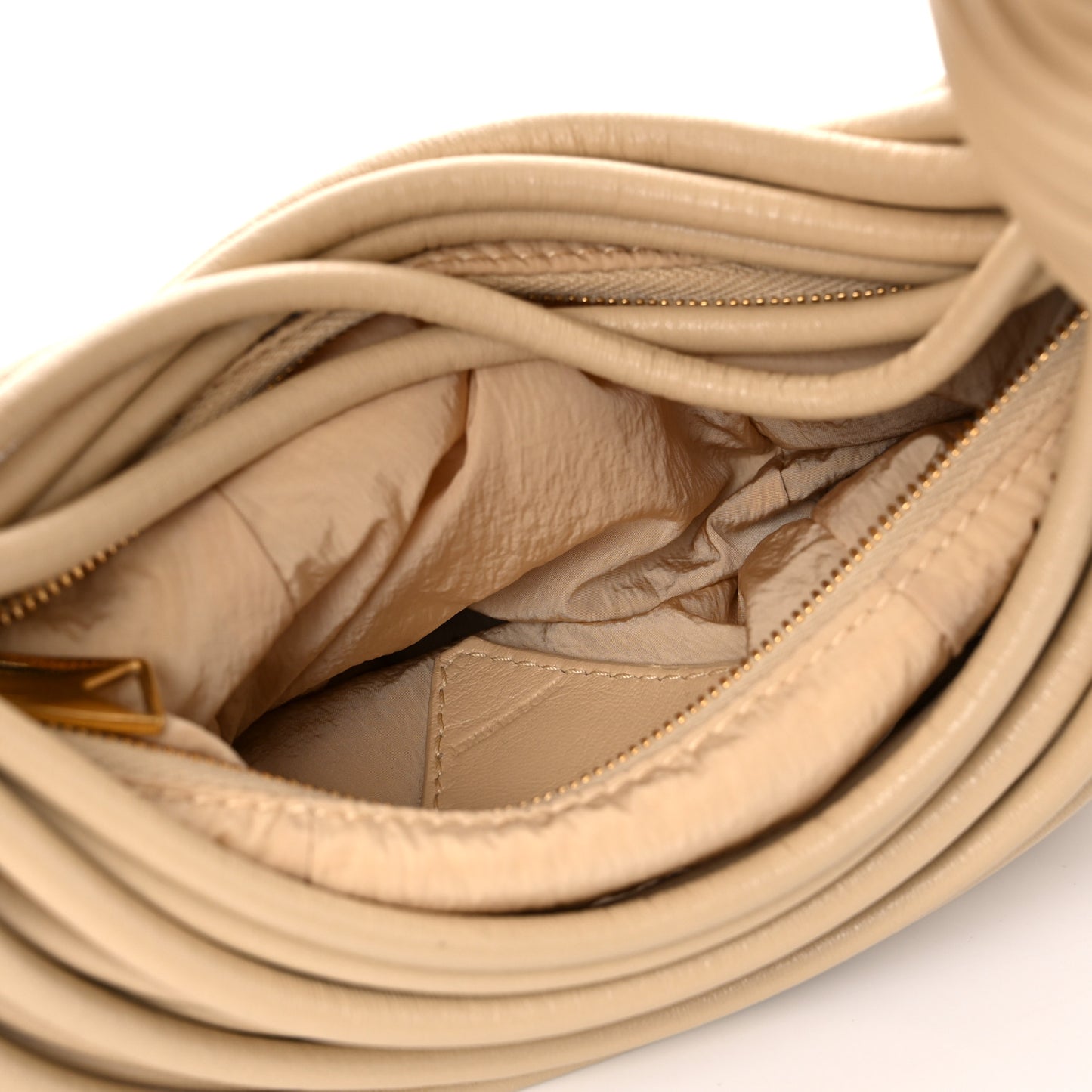 Nappa Mini Tubular Double Knot Porridge