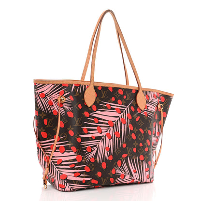 Louis Vuitton Monogram Jungle Dots Neo Neverfull MM Sugar Pink Poppy 3 of 10