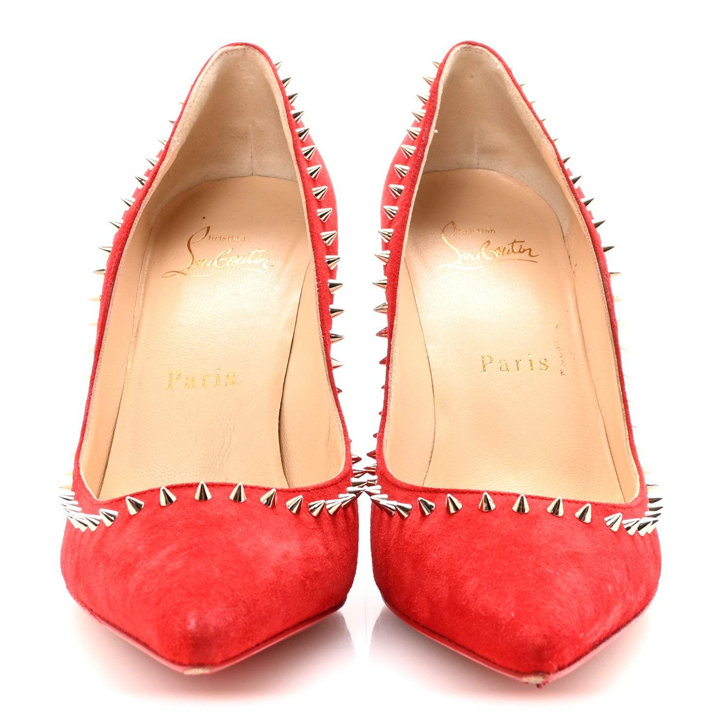Christian Louboutin Veau Velours Anjalina 85 Pumps 35.5 Loubi
