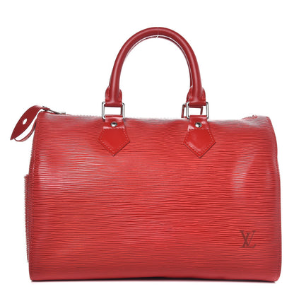 Louis Vuitton Epi Speedy 25 Rouge 1 of 11