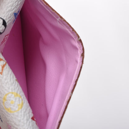 Louis Vuitton Monogram Multicolor Business Card Holder White Litchi 8 of 12