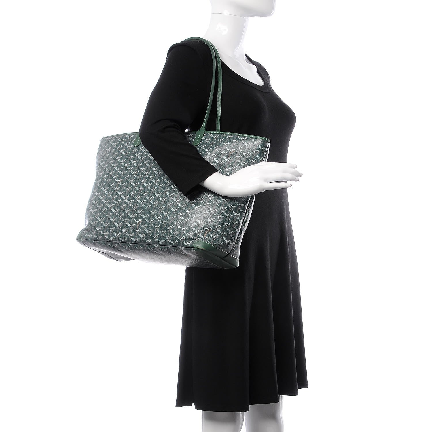 Goyard Goyardine Artois MM Green 2 of 11