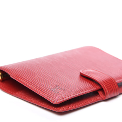 Louis Vuitton Epi Small Ring Agenda Cover Castillan Red 6 of 9