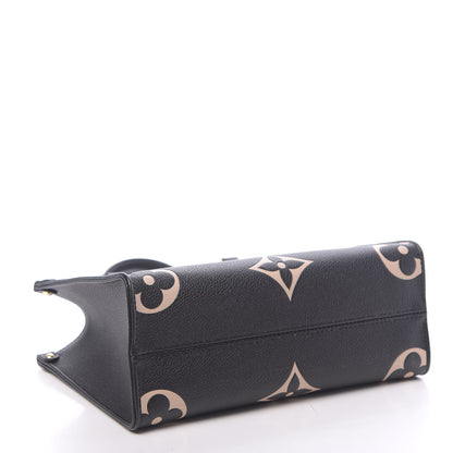 Louis Vuitton Empreinte Monogram Giant Onthego PM Black Beige 4 of 9