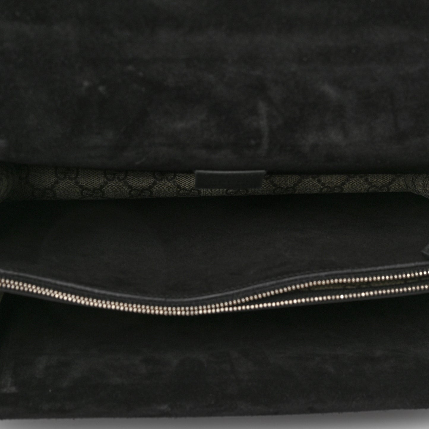 GG Supreme Monogram Medium Dionysus Shoulder Bag Black
