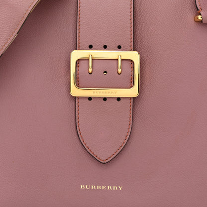 Burberry Soft Grain Calfskin Medium Buckle Tote Dusty Pink 9 of 13