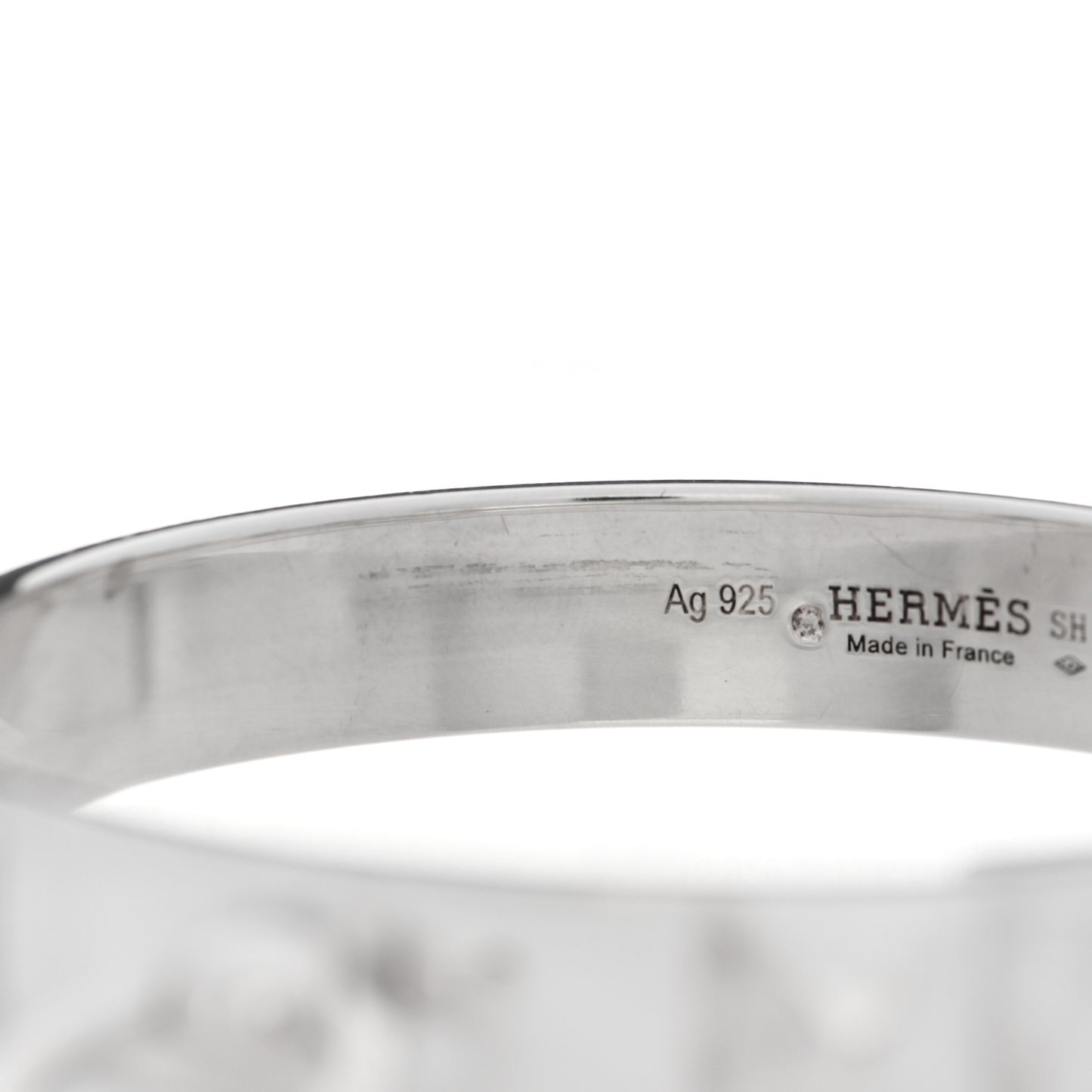 Sterling Silver PM Collier De Chien Bracelet SH