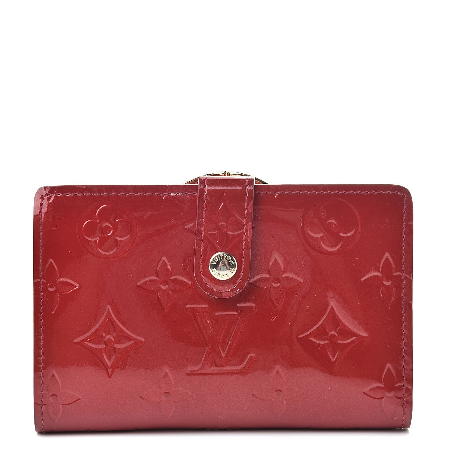 Louis Vuitton Vernis French Purse Wallet Pomme d'Amour 1 of 11