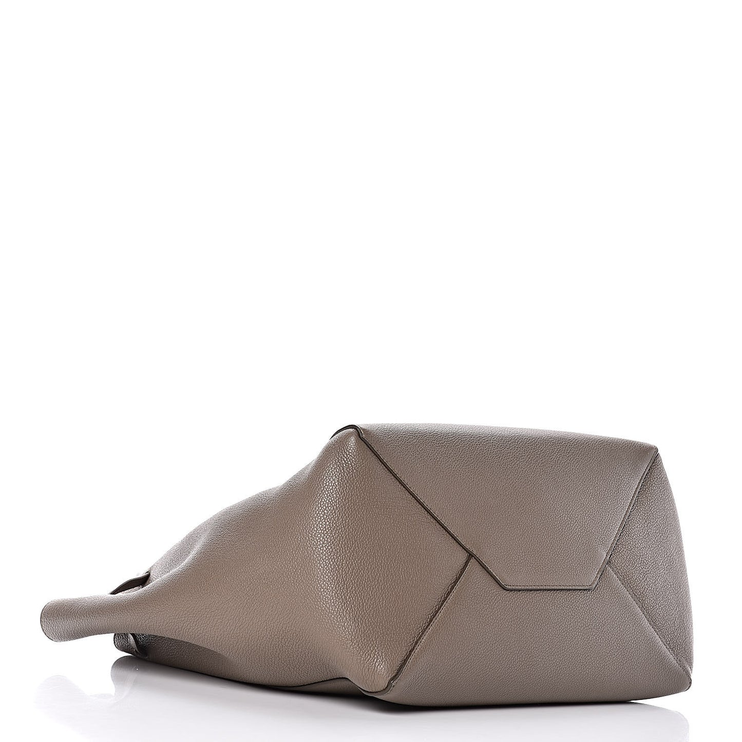 Soft Grained Calfskin Small Belt Cabas Phantom Taupe