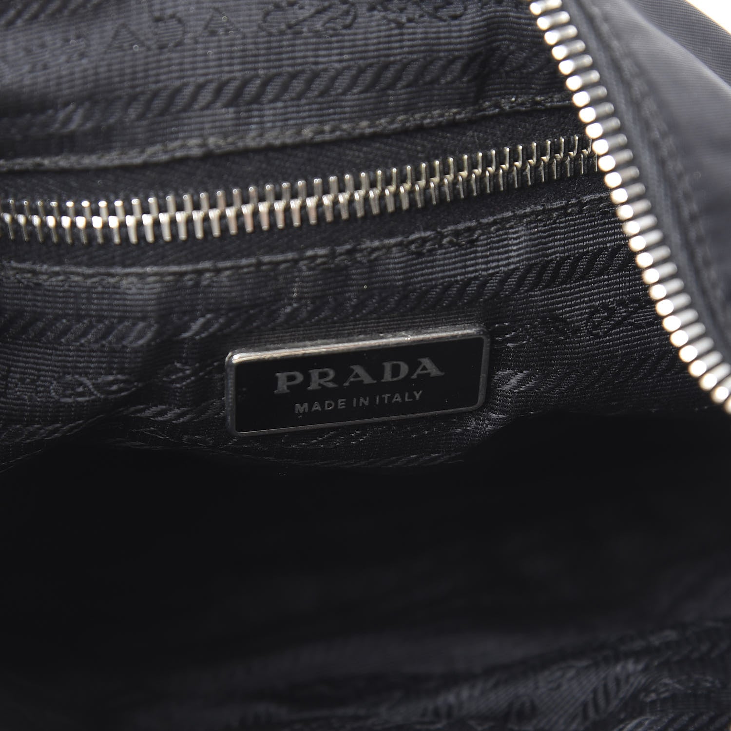 Prada Tessuto Nylon Sport Shoulder Bag Black 7 of 12