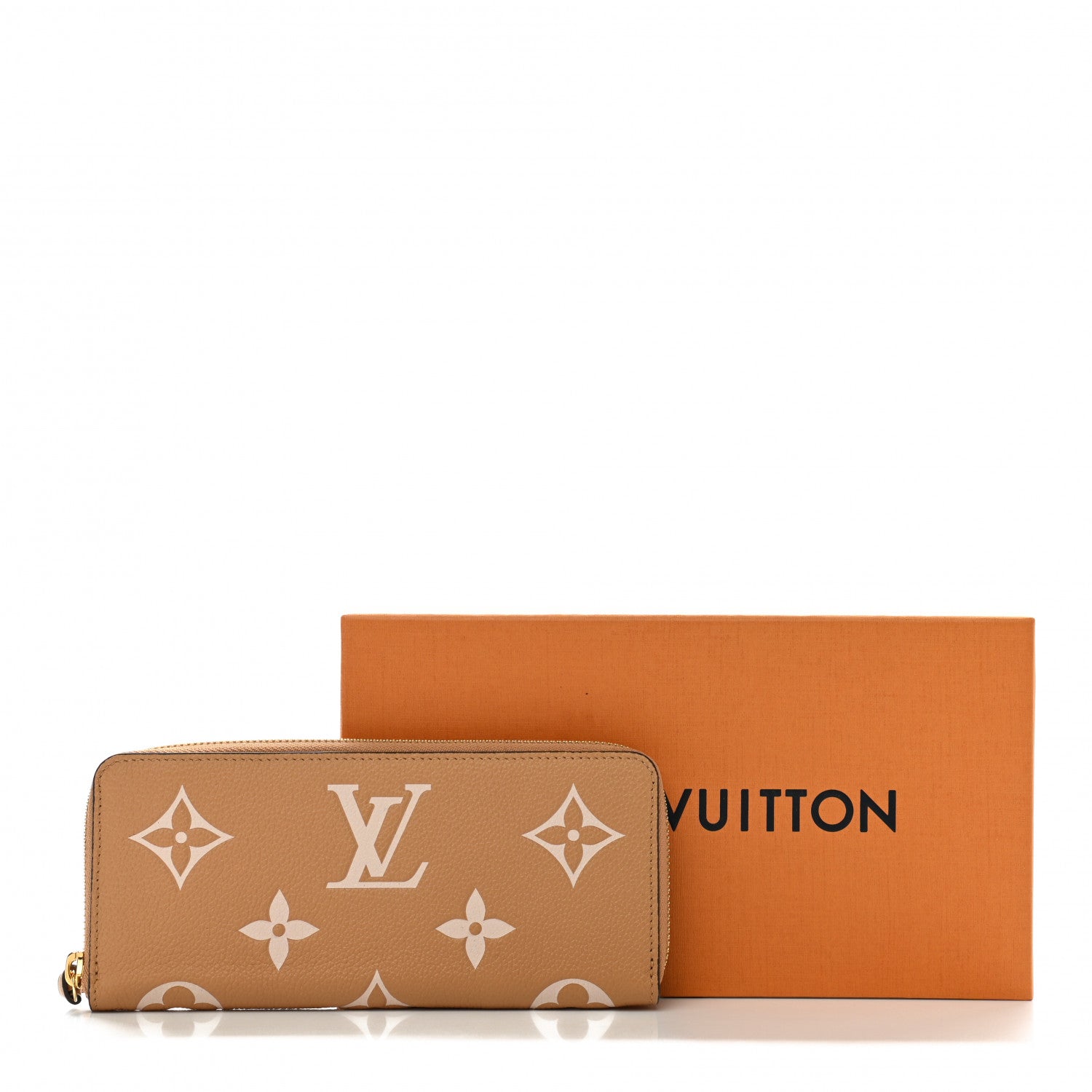 Louis Vuitton Empreinte Monogram Giant Clemence Wallet Arizona Creme 7 of 7