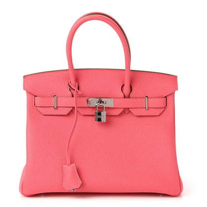 Hermes Togo Birkin 30 Rose Lipstick 1 of 11