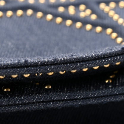 Christian Dior Denim Studded Vertical Diorama Blue 12 of 12