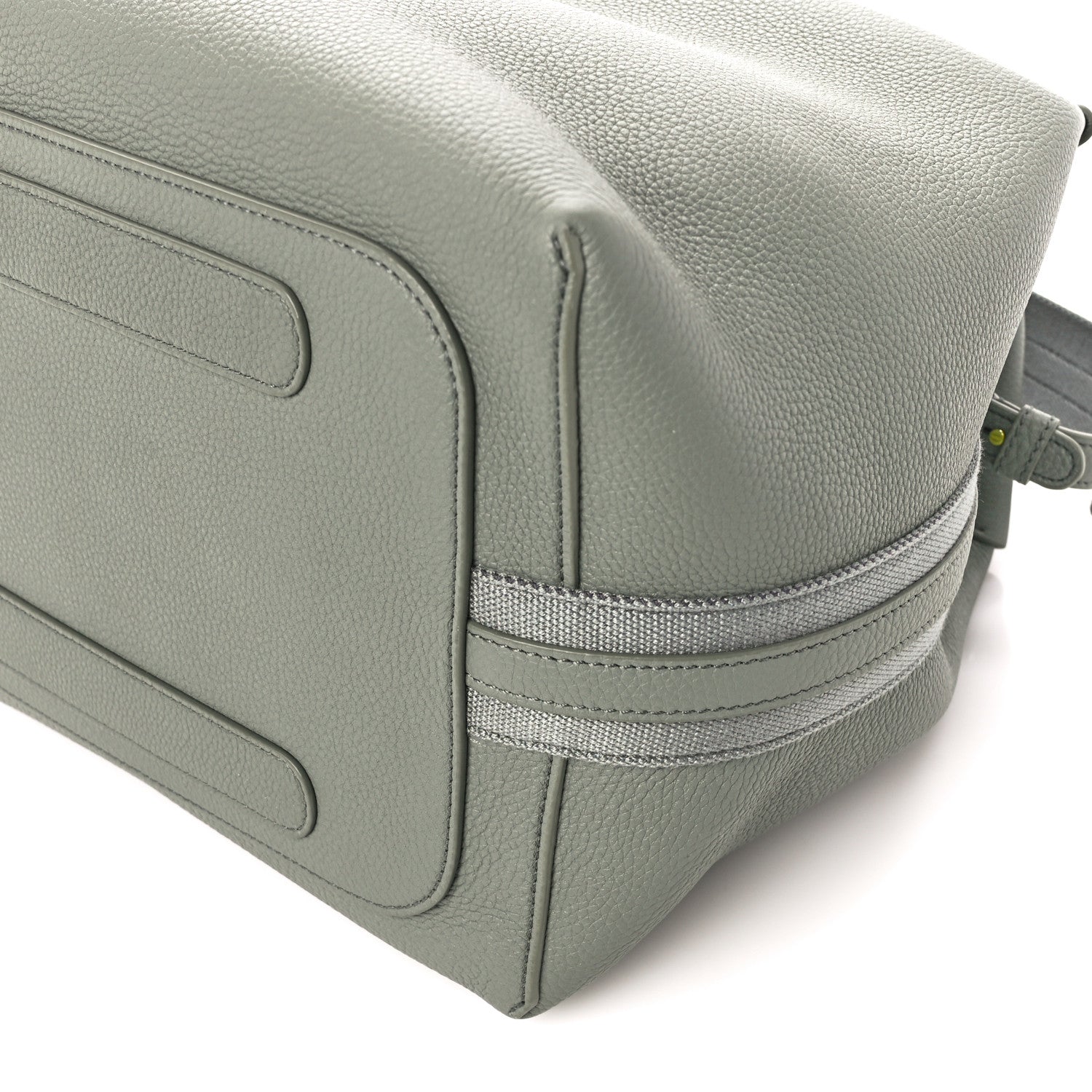 Loro Piana Grained Calfskin Large Bale Bag Yerba Mate 13 of 13