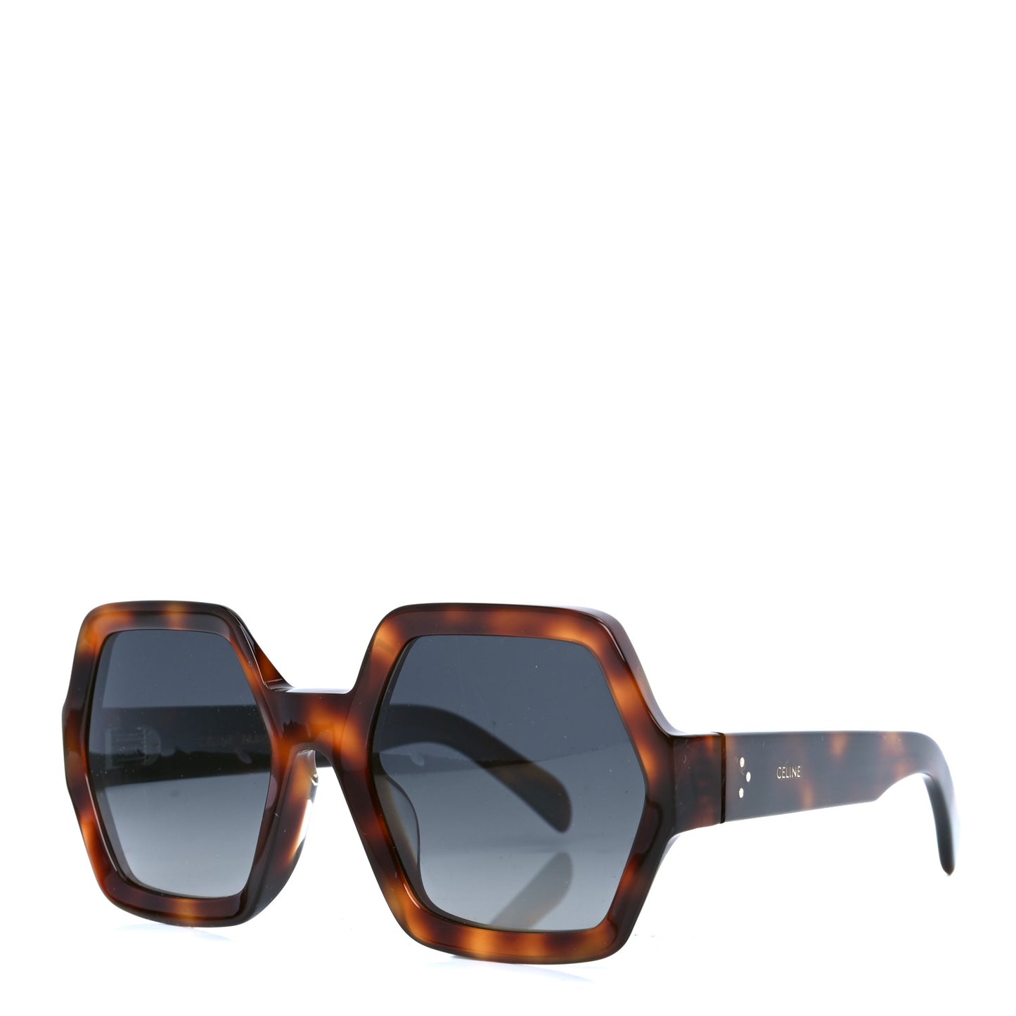 Acetate Octagon Polarized Sunglasses CL401311 Blonde Havana