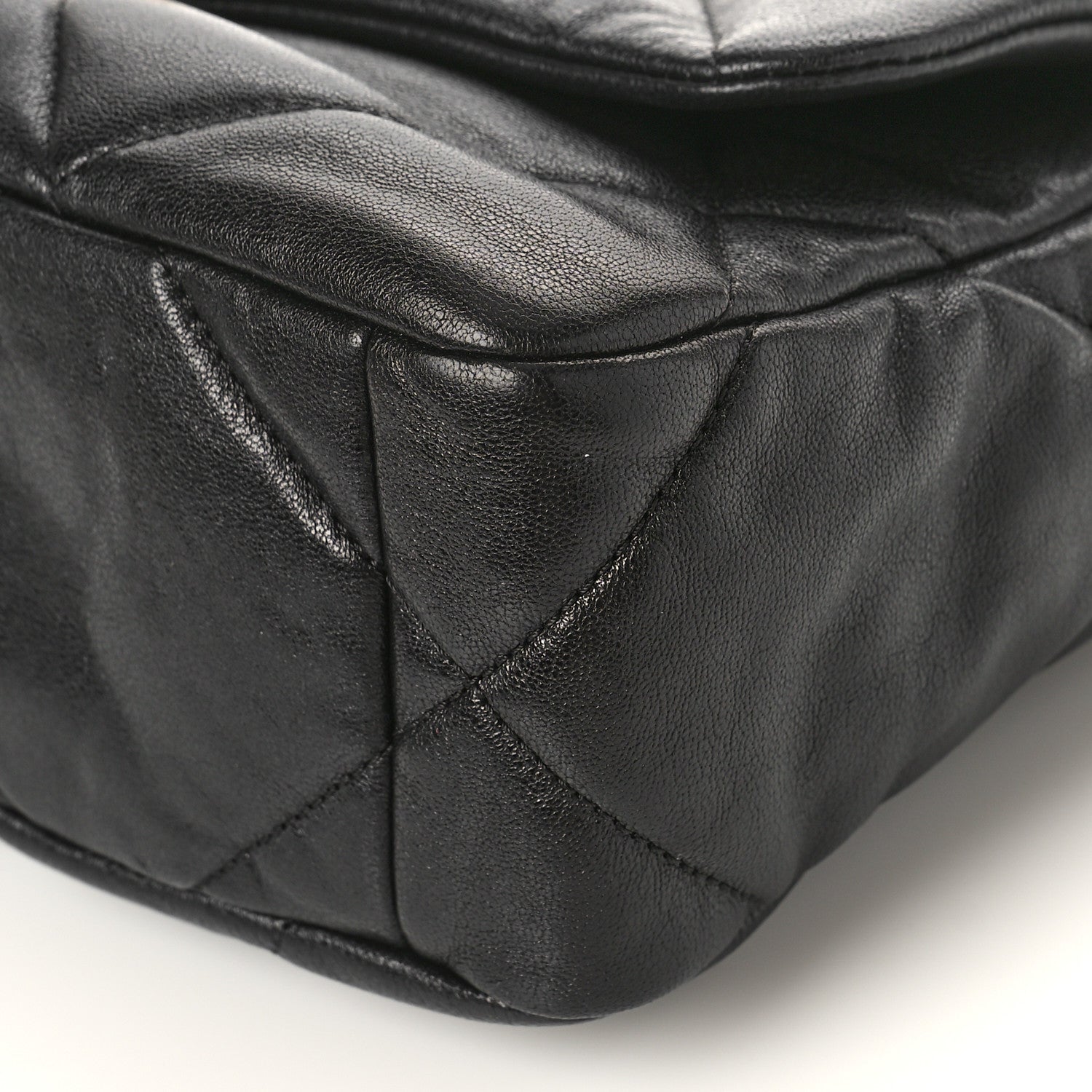 Chanel Lambskin Quilted Medium Chanel 19 Flap Black 9 of 9